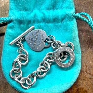 Tiffany Heart  toggle bracelet